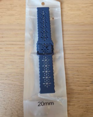 Correa de silicona para reloj de 20mm