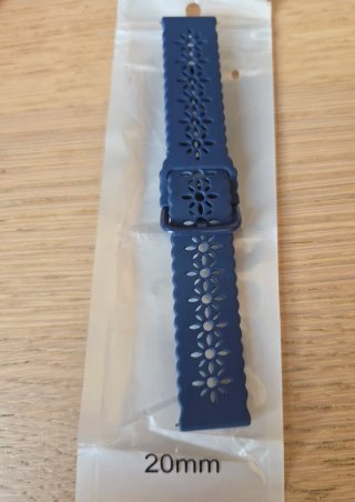 Correa de silicona para reloj de 20mm