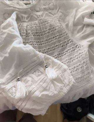 Vestido Boho Sfera Blanco Talla S