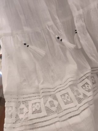 Vestido Boho Sfera Blanco Talla S