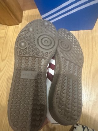 Adidas Samba Blancas/Burdeos Nuevas Talla 35