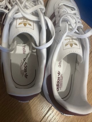 Adidas Samba Blancas/Burdeos Nuevas Talla 35