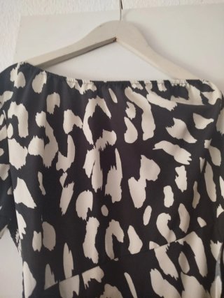 Vestido corto estampado verano