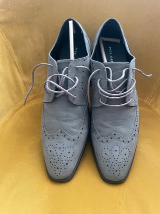 Zapatos de vestir grises talla 44