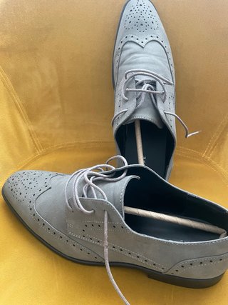 Zapatos de vestir grises talla 44