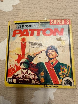 Película Super 8 Patton Blanco y Negro