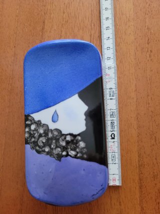 Vasetto in porcellana dipinto a mano
