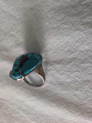 Anillo Luxenter Turquesa y plateado