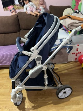 Carrozzina per neonati blu navy