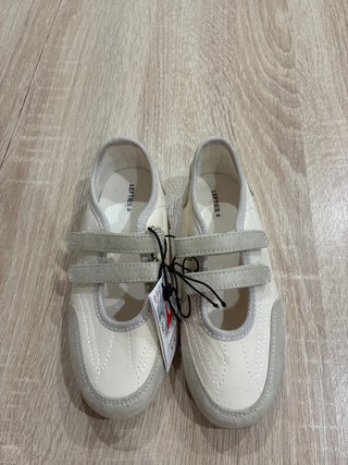 Bailarinas Lefties Beige y Gris talla 30