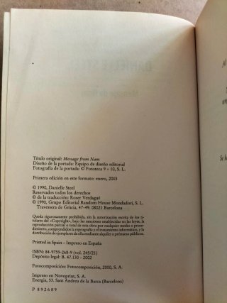 Mensaje de Nam. Libro