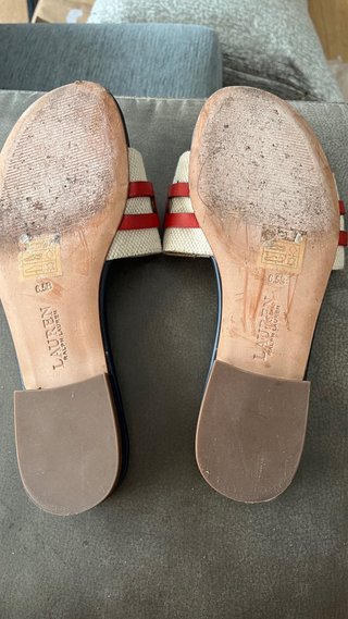 Sandalias Ralph Lauren RL Azul y Rojo