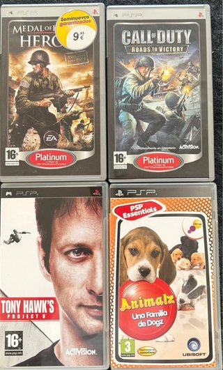 Lote 8Juegos PSP: Medal of Honor, Call of Duty...