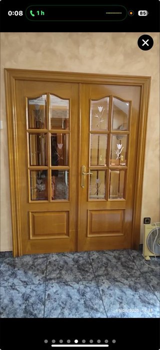 Puertas de roble macizas