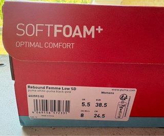Scarpe Puma rosa e bianche