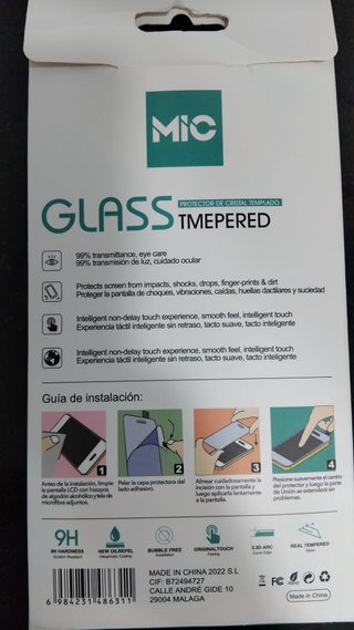 Cristal Templado MIC iPhone 17