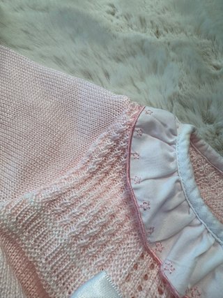 Conjunto punto rosa Glory Bebé T.0-1