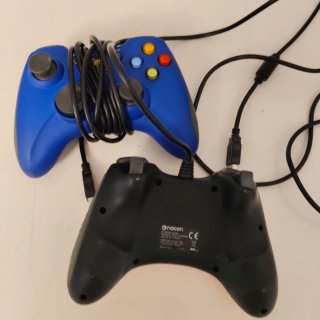 Mandos de PC/Consola USB (Naranja y Azul)