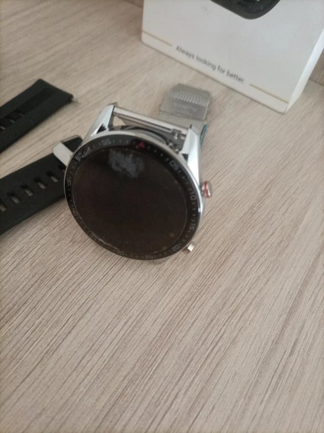 Smartwatch Plata y Azul