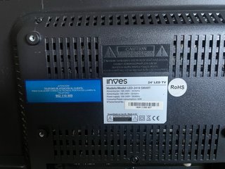 Monitor Inves 24 LED Smart TV 60Hz