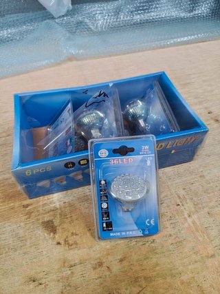 Set 6 Lampadine Faretto LED MR16 12V 3W DFH 36
