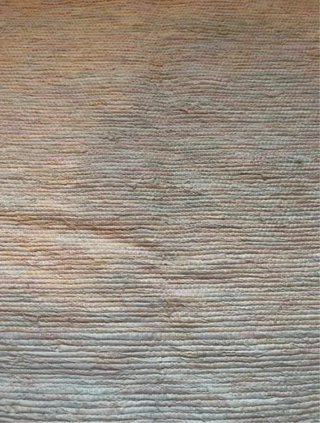 Alfombra Jarapa Artesanal Beige Yute