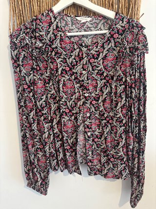 Camisa estampada mujer
