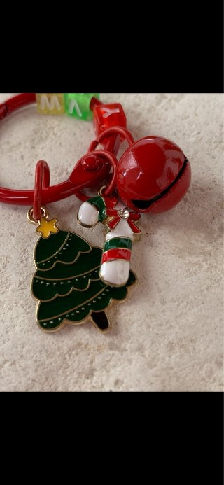 Portachiavi Natale Charm Albero e Caramella