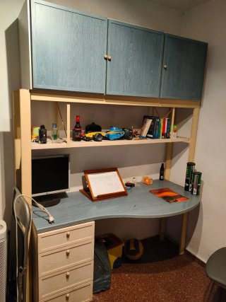 Escritorio con Librería (solo mueble)