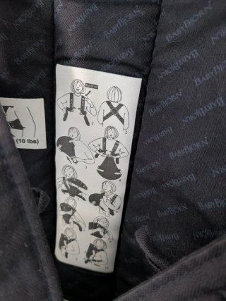 Portabebés BabyBjörn Negro
