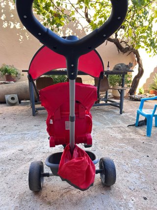Triciclo Feber Silla Paseo Roja
