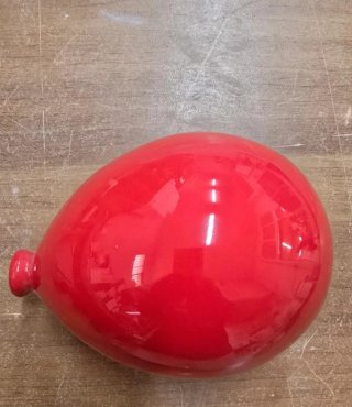 Palloncino Ceramica Rosso cm 15