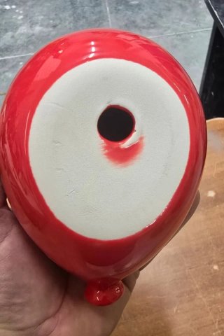 Palloncino Ceramica Rosso cm 15