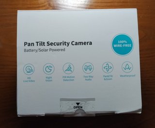 Cámara solar NUASI 2K 360° WiFi exterior