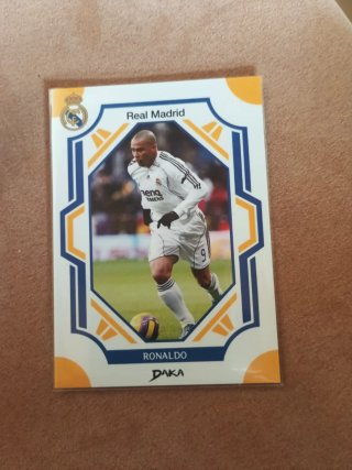 Lote 2 Cartas Daka Real Madrid Ronaldo y Kaká