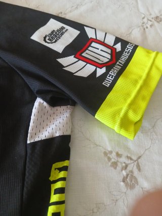 Maglia Ciclismo Bio Racer Nero/Giallo