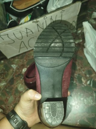 Zapatos Yameiji Granate Talla 38