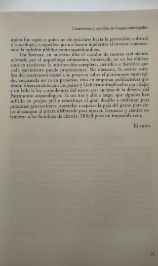 Cazatesoros y expolios de buques sumergidos
