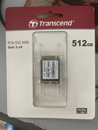 SSD Transcend 512GB PCIe Gen 3 x4 NVMe