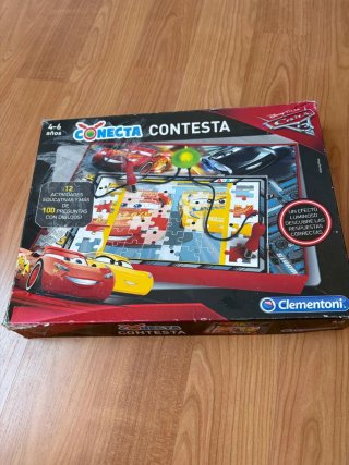 Juego Clementoni Conecta Contesta Cars 4-6 años