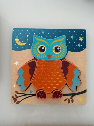 6 Puzzles Madera Montessori Bebé