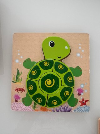 6 Puzzles Madera Montessori Bebé