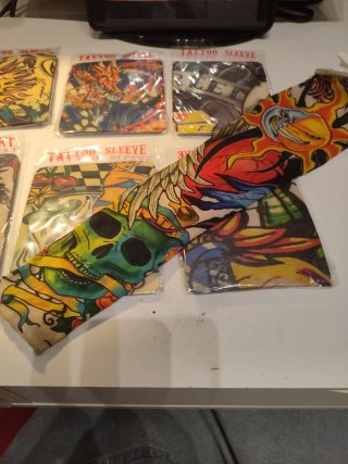 Mangas Tatuaje Disfraz