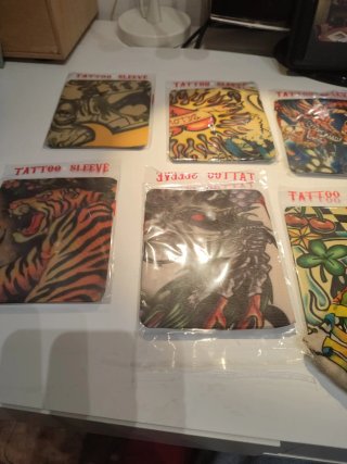 Mangas Tatuaje Disfraz