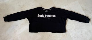 Sudadera Body Positive Negra
