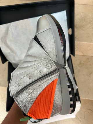 Air Jordan 16 FTY SP Plata Naranja