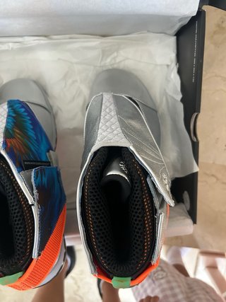Air Jordan 16 FTY SP Plata Naranja