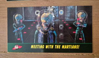 Mars Attacks! Topps Widevision Cartas 1996