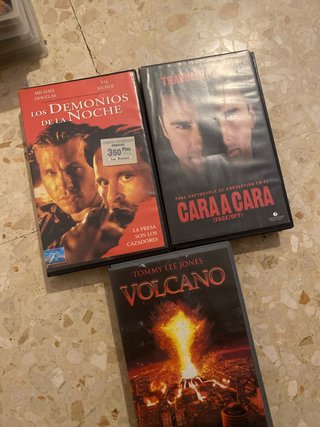 Lote 3 Películas VHS: Los Demonios de la Noche, Ca
