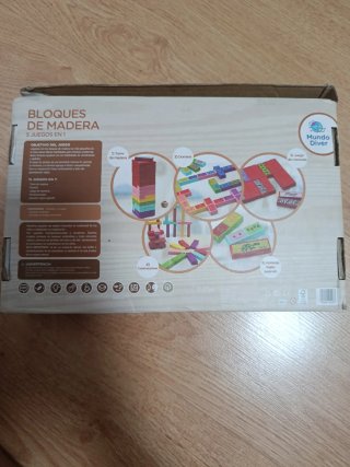 Bloques de Madera Mundo Diver 5 Juegos en 1